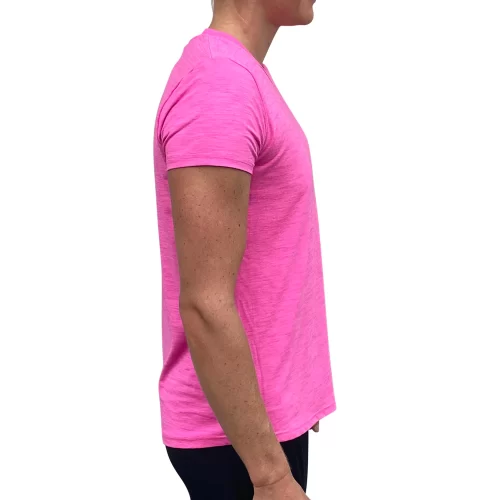 Vaikobi Womens UV Performance Tech Tee - Pink - Image 3