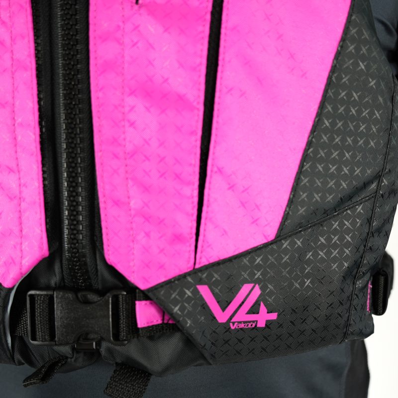 Vaikobi V4 Ocean Racing PFD Life Jacket - Fluro Pink - Image 4