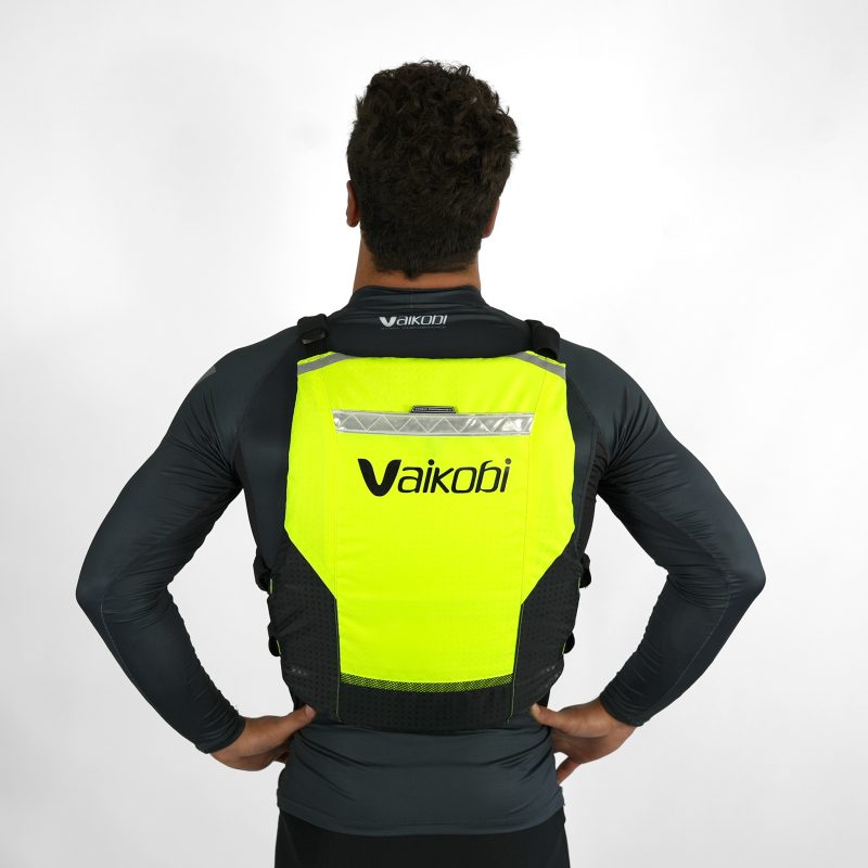 Vaikobi V4 Ocean Racing PFD Life Jacket - Fluro Yellow - Image 2