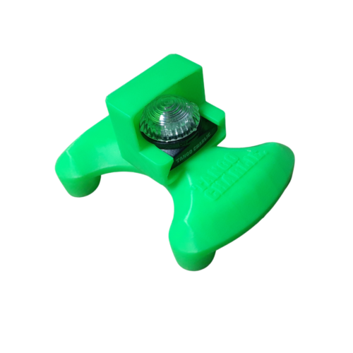 Hooded front low profile bracket with light