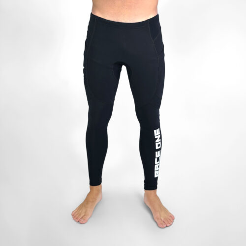 RACE ONE Micro Fleece Base Pant - Black/White